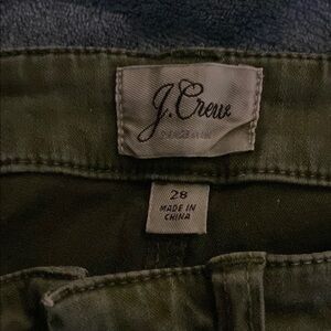 J. Crew Dark Green Trousers